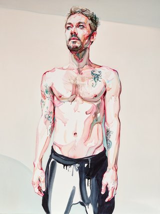 AGNSW prizes Julian Meagher Daniel Johns, from Archibald Prize 2015