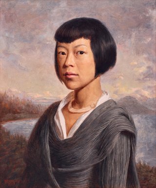 AGNSW prizes Andrew Bonneau Portrait of Ayako Saito, from Archibald Prize 2017