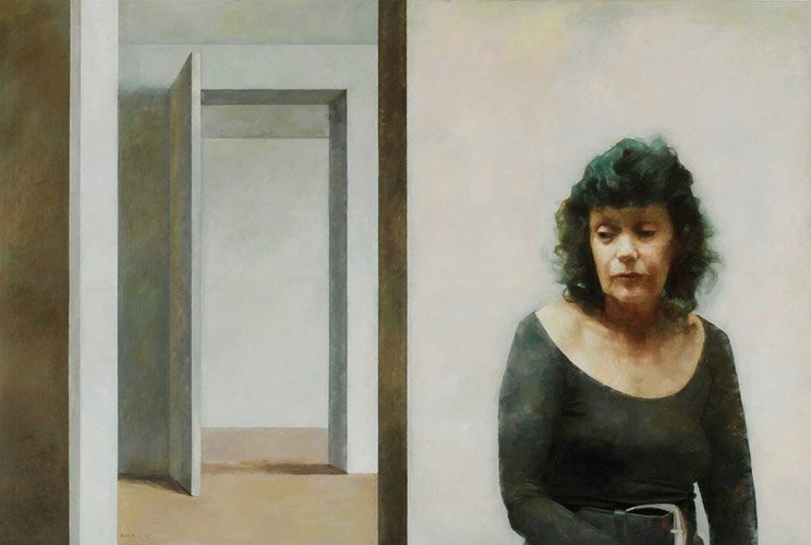 AGNSW prizes Adam Chang Gene and the doorway, from Archibald Prize 2005