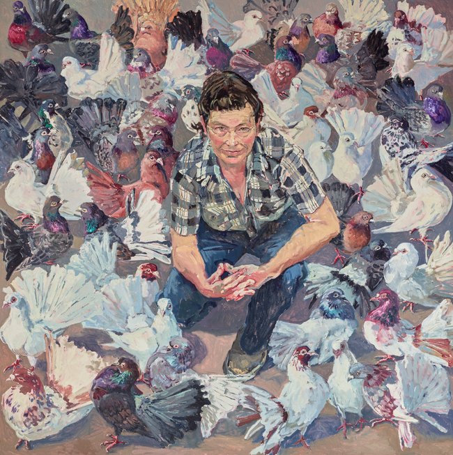 AGNSW prizes Lucy Culliton Lucy and fans, from Archibald Prize 2016