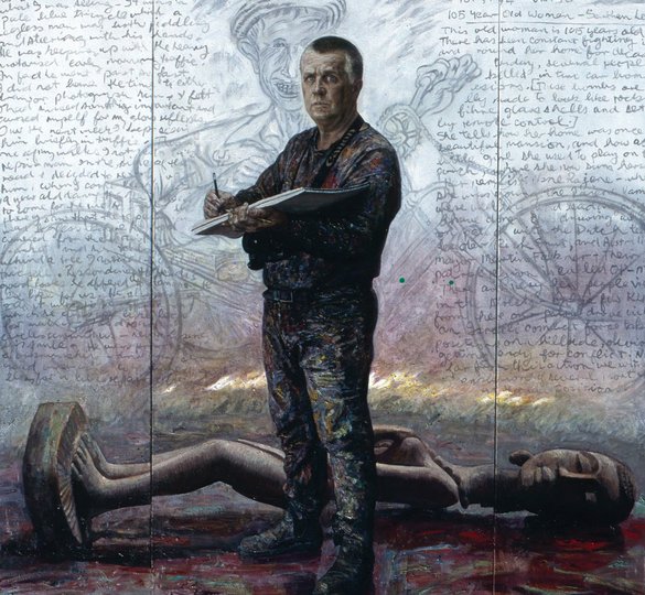 AGNSW prizes Jiawei Shen Eyewitness (portrait of George Gittoes AM), from Archibald Prize 1998