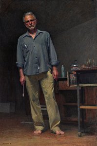 Robert Hannaford self-portrait