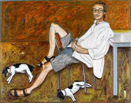 AGNSW prizes Kerrie Lester Garry Shead, Freckles and Max, from Archibald Prize 2004