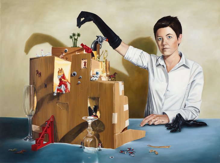 AGNSW prizes Monika Behrens The artist’s practice, from Archibald Prize 2012