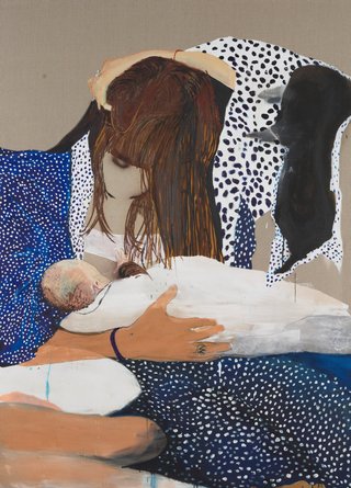 AGNSW prizes William Mackinnon Sunshine and Lucky (life), from Archibald Prize 2020