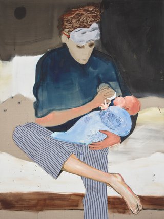 AGNSW prizes William Mackinnon Dark dad / extremis, from Archibald Prize 2021