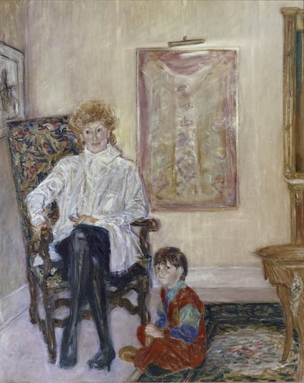 AGNSW prizes Jenny Sages Adele Weiss and Benjamin, from Archibald Prize 1990