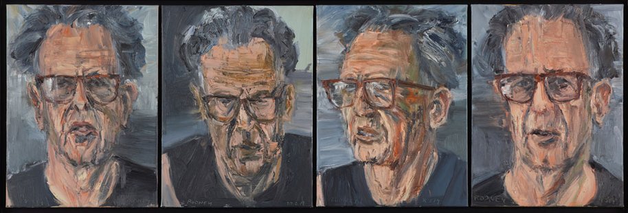 AGNSW prizes Euan Macleod Four Rodneys, from Archibald Prize 2019