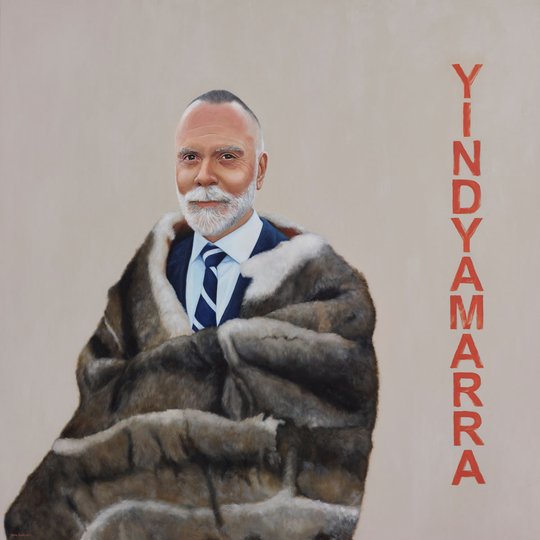 AGNSW prizes Kate Gradwell Yindyamarra: a portrait of Professor Michael McDaniel, from Archibald Prize 2019