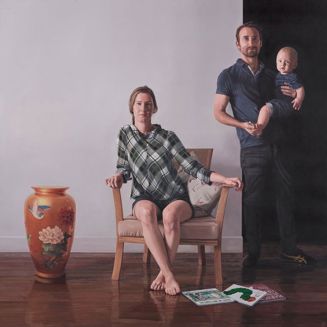 AGNSW prizes Jonathan Dalton Sally. And her boys., from Archibald Prize 2019