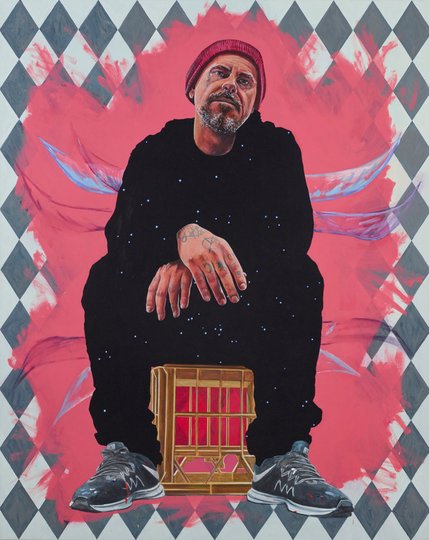 AGNSW prizes Adam Norton David Griggs, outta space, from Archibald Prize 2019