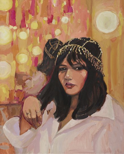 AGNSW prizes Laura Jones Nakkiah in her dressing room, from Archibald Prize 2019