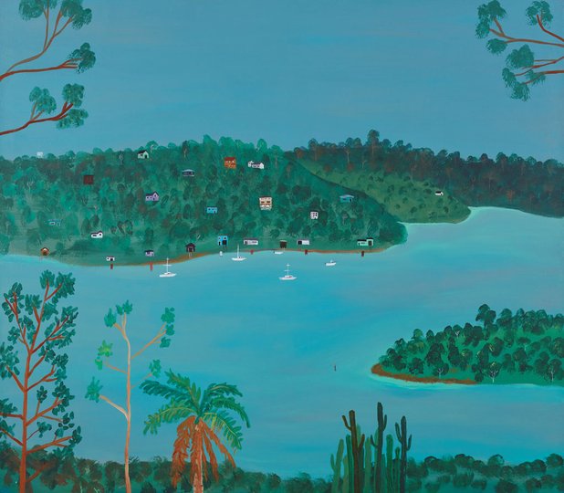 AGNSW prizes Marc Etherington The view from my mum and dad's place, from Wynne Prize 2019