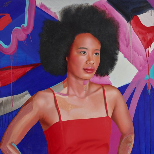 AGNSW prizes Kim Leutwyler Faustina, from Archibald Prize 2019