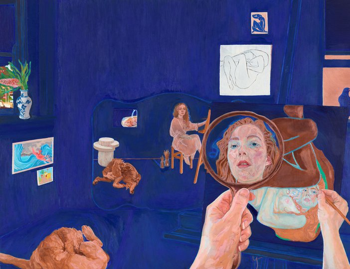 AGNSW prizes Natasha Walsh Dear Brett (the blue room), from Archibald Prize 2022