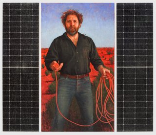 AGNSW prizes Jude Rae The big switch – portrait of Dr Saul Griffith, from Archibald Prize 2022
