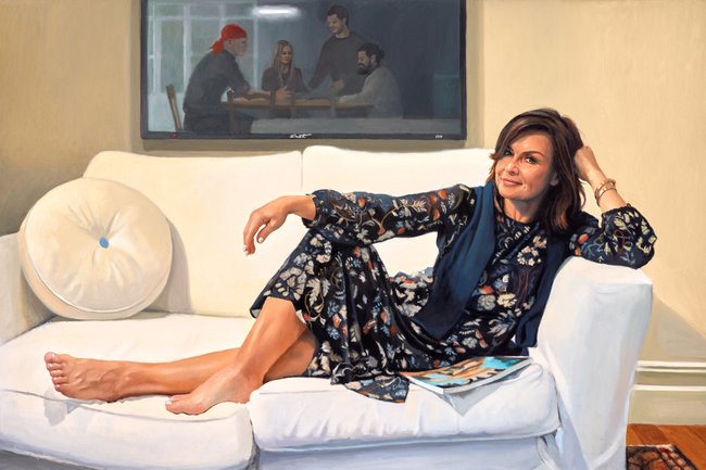 AGNSW prizes Peter Smeeth Lisa Wilkinson AM, from Archibald Prize 2017