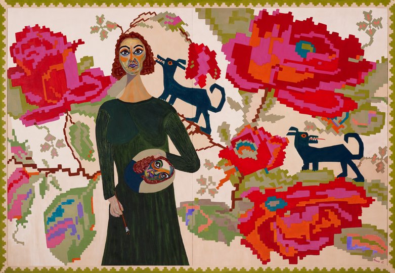 AGNSW prizes Xenia Stefanescu Woven in the tapestry of life, from Archibald Prize 2011