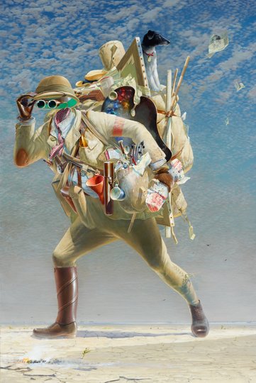 AGNSW prizes Tim Storrier The histrionic wayfarer (after Bosch), from Archibald Prize 2012