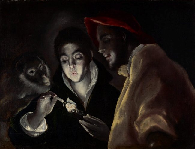 El Greco *An allegory (Fábula)* c1585–95, oil on canvas