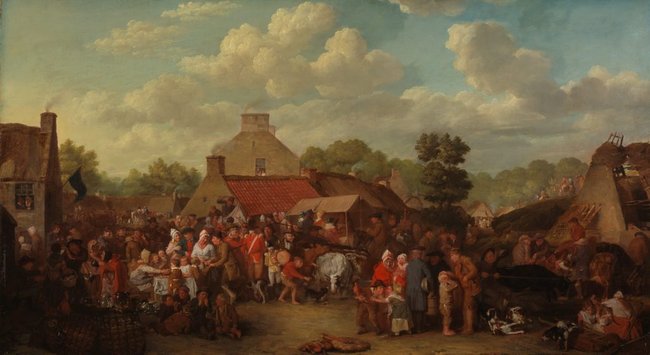 David Wilkie *Pitlessie Fair* 1804, oil on canvas
