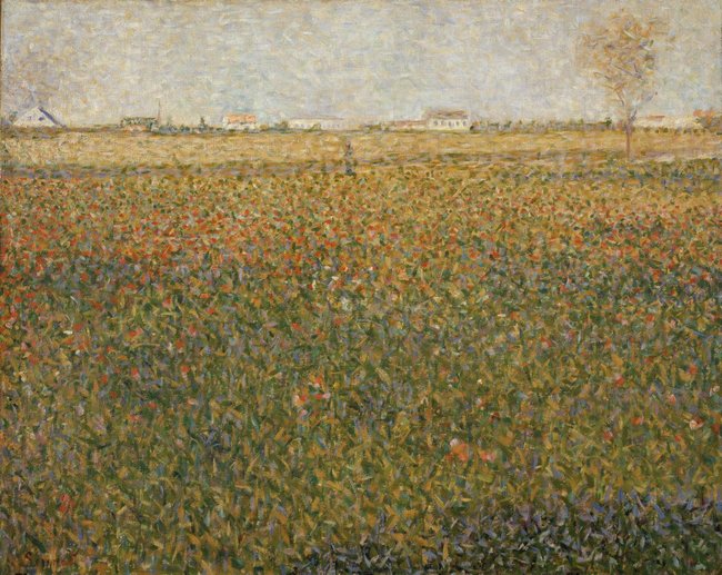 Georges Seurat *La luzerne, Saint-Denis* 1884–85, oil on canvas